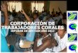 Corporacion corales presentacion infomre