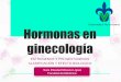 Hormonas en ginecología
