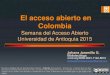 El acceso abierto en colombia