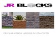 PREFABRICADOS LIGEROS DE CONCRETO - JR Blocks de …jrblocksdecalidad.com.mx/wp-content/uploads/2014/... · de uso habitacional, ... uso para la construcción de techos áreas comerciales,