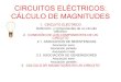 CIRCUITOS ELÉCTRICOS: CÁLCULO DE · PDF filede los circuitos eléctricos más sencillos. • La finalidad de los circuitos es hacer que la corriente eléctrica haga un trabajo útil,
