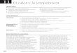 11 El calor y la temperatura - · PDF fileLa dilatación de los cuerpos, pág. 209, se propone comprobar de forma experimental la dilatación anómala del agua, desarrollando la capacidad