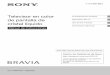 Televisor en color Procedimientos ... - Sony eSupport · PDF fileSony KLV-32BX300/ KLV-40BX400 Nº de modelo del soporte de montaje en pared Sony SU-WL500 Este manual corresponde a
