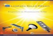 Expertos en Iluminación Solarlamparasolarmexico.com/estructura/catalogo.pdf · solar de 15.6 W produciendo 900 lúmenes de luz súper brillante, además posee una carcasa de aluminio