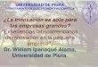 UNIVERSIDAD DE PIURA - Presentaciónmypespiura.weebly.com/uploads/1/6/7/6/1676781/experiencias_latino... · de Planeamiento y Presupuesto de Brasil, José Carlos Miranda, ... En Xcaret