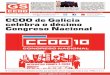 CCOO de Galicia celebra o décimo Congreso · PDF fileTras comentar os principais ... visións do cadro macroeconó - mico que realiza a Consellaría de Facenda, ... un punto da primeira