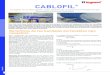 CABLOFIL - · PDF fileCApACIDAD DE COnDuCCIón De acuerdo con la Tabla N°8.7 del NCH Elec. 4/2003, la ... portacables, accesorios y cables se debe haber probado en un horno a una