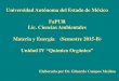 Universidad Autónoma del Estado de México FaPUR Lic ... · PDF file... los ejercicios ... Nomenclatura de Alcanos, Alquenos, Alquinos y ... estructural son los hidrocarburos acíclicos