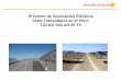Proyecto de Generación Eléctrica Solar Fotovoltaica en el ... FORO REGIONAL... · Solar Fotovoltaica en el Perú: TACNA SOLAR 20 TS. Indice 0. Antecedentes 1. El Sol en Tacna 2