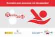 Normativa para personas con discapacidadsid.usal.es/idocs/F3/LYN20370/Folleto_Discapacidad_Renta_2015 (1).pdf · −Prestaciones familiares reguladas en el Capítulo IX, Título II