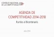 AGENDA DE COMPETITIVIDAD 2014-2018 - CENTRUM al …centrumaldia.com/files/agenda_de_competitividad_2014_2018.pdf · Propuesta marco institucional para implementación de plan 