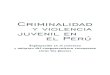Criminalidad y violencia juvenil en el Perú - · PDF fileCriminalidad y violencia juvenil en el Perú Exploración en el contexto y orígenes del comportamiento trasgresor entre los