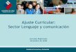 Ajuste Curricular: Sector Lenguaje y comunicaciónse10fe0a2bec8926c.jimcontent.com/download/version/1414683994/... · comunicación paraverbal y no verbal en diversas situaciones