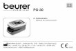 PO 30 -   · PDF file3 3. Información general El pulsioxímetro Beurer PO 30 sirve para la medición no invasiva de la concentración de oxígeno arterial (SpO₂) y la