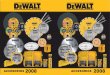catalogo acc dewalt 08 - · PDF fileDEWALT ofrece una linea de discos abrazivos de zirconio laminados ... La capacidad que tiene este ... .DEWALT otrece un rango completo de discos