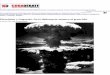 Hiroshima y Nagasaki: De la diplomacia atómica al · PDF fileLa diplomacia atómica ensayada en Hiroshima y Nagasaki por la Administración Truman causó un total de ... salvo en