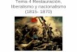 Tema 4 Restauración, liberalismo y nacionalismo (1815- · PDF file4.1. Las revoluciones de 1820 y 1830 4. Las revoluciones liberales (1820-1848) (1829-1839) 1820 1830 1848 Ciclos