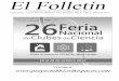 El Folletín - Edición Nº 3 Folletín... · para participar es asistir a los espacios de referencia. Esta actividad no tiene fecha confirmada, pero se realizará el 6 0 20 de octubre