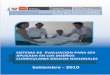 Setiembre - 2010 - emiliabarcia.orgemiliabarcia.org/normas/DCBN_Sistema_evaluacion_2010.pdf · Selección y construcción de instrumentos de evaluación ... - Lista de cotejo 