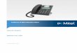 Teléfono IP Mitel Modelo 6865i Guía de usuario Release 3.3 ...edocs.mitel.com/UG/EN/6800i Series/3.3.1 SP3/User Guide/41-001523... · ii 41-001523-04 REV00 – 10.2014 Acuerdo de