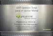 ERP Gestión Total para el sector Metal · PDF fileERP Gestión Total para el sector Metal Plataforma Selenne Procesos de Fabricación Software especializado con todo el conocimiento
