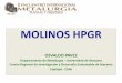 MOLINOS HPGR - Encuentro · PDF filemolienda que se tiene en la molienda SAG. •Ventaja 2: Distribución de tamaños amplia y con mayor cantidad de partículas finas El HPGR produce