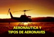 AERONÁUTICA Y TIPOS DE AERONAVES - …formacion222.es/anexos-hems/PARTE2AERONAUTICAYTIPOSAERONA… · Un helicóptero es una aeronave que es sustentada y propulsada por 1 ó 2 rotores