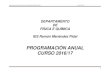 PROGRAMACIÓN ANUAL CURSO 2016/17 · PDF filePROGRAMACIÓN ANUAL ... Procedemento para a realización da avaliación inicial. ... 9.6.-CONCRECIÓN CURRICULAR EN UNIDADES DIDÁCTICAS