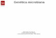Genética microbiana -  · PDF file... y las bacterias y virus se reproducen ... Recombinación entre el fragmento donador y el ADN de la célula ... Metabolismo microbiano