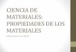 CIENCIA DE MATERIALES: PROPIEDADES DE LOS …joibarra.yolasite.com/resources/Propiedades Eléctricas.pdf · La resistencia R de un resistor es función del tamaño, forma y propiedades