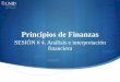 Principios de Finanzas · PDF file2.- Periodo Promedio de Cobranza 3.- Rotación de Inventarios 4.- Rotación de Activos Total . Explicación Métodos de Análisis Vertical