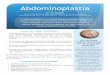 Abdominoplastia - Dr. Luis González - cirugía plástica ... · PDF fileSeguimiento postoperatorio Otras veces, se adopta por hacer el despegamiento de toda la piel con el ombligo
