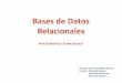 Bases de Datos Relacionales - dis.unal.edu.codis.unal.edu.co/~icasta/consejero/SQL_Procedures_v3_DBD.pdf · Bases de Datos Relacionales Preparó: Ismael Castañeda Fuentes Fuentes: