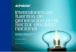 Inversiones en fuentes de generación en el sector ... · PDF filetérmicas que operan a partir de ciclos combinados, turbinas a vapor, turbinas a gas y los equipos diésel del programa
