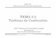 TEMA 22 2.2 Turbinas de Combustión - fglongatt.orgfglongatt.org/OLD/Archivos/Archivos/SistGD/PPT-Tema2.2.TurbComb.pdf · capacidad pico en mercados combinados. ... en el acoplamiento