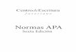 Normas APA - iberoamerica · PDF fileción, presentación de tablas y figuras, etc. Se debe aclarar que las normas APA están concebidas para la presentación de artículos científicos,