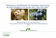 “Nutrición y Fertilización de Arándano para Fruta de Alta ...comitedearandanos.cl/wp-content/uploads/2015/08/Nutriciyn_y... · por avión si hay un trabajo nutricional y manejo