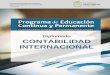 Diplomado CONTABILIDAD · PDF fileJustificación Las dinámicas económicas internacionales, la revolución tecnológica e informacional y los procesos de transformación de las estructuras