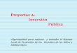Proyectos de Inversión Pública - mimp.gob.pe · PDF filePlan de trabajo de proyecto con enfoque de resultados y territorial Formulación de Proyectos e incidencia en los presupuestos