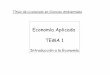 Economía Aplicada TEMA 1 - Universidad Autónoma de …uam.es/personal_pdi/economicas/cargueda/economia aplicada... · Concepto de oferta o disposición marginal de cobro. 1.4. Demanda