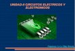 UNIDAD-8 CIRCUITOS ELECTRICOS Y ELECTRONICOS · PDF file1. Los circuitos y los componentes electronicos. Los dispositivos electrónicos se ocupan de convertir en señales eléctricas