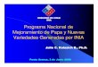 Programa Nacional de Mejoramiento de Papa y Nuevas ... · PDF fileMAPA GENETICO DE PAPA. ... Control positivo PCR: 290 bp) AVANCES EN CHILE EN MEJORAMIENTO GENETICO DE ... (3- ---5