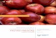 PRODUCCIÓN Y COMERCIO EXTERIOR FRUTAS · PDF fileEn 2015 los volúmenes de exportación de manzanas uruguayas tuvo un crecimiento del 28%. Febrero 2016 PRODUCCIÓN Y COMERCIO EXTERIOR