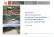 “Determinación del estado de transitabilidad y nivel de ... · PDF fileAcuerdo Nacional Estado eficiente, transparente y descentralizado Plan Bicentenario “El Perú hacia el 2021”