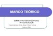 MARCO TEÓRICO -   · PDF fileEs el resultado del planteamiento del problema y de los objetivos de la investigación RECOPILACIÓN DE MATERIAL BIBLIOGRÁFICO PARA