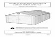 INSTRUCCIONES PARA ENSAMBLAR CASETAS … 15-5820805.pdf · una ferretería local. ... Las Casetas Modulares GA vienen como módulo princi-pal de 152 cm ... de comenzar a instalar