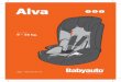 Alva - Silla de auto nueva, homologada | Bebé · PDF filecinturón de seguridad del vehículo, ni impide la instalación de la silla de ninguna manera. Para liberar a su niño desabroche