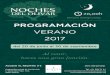 VERANO 2017 - Fundación Olivar de Castillejofundacionolivardecastillejo.org/wp-content/uploads/2014/10/GENERAL... · Descanso domingo y lunes. PROGRAMACIÓN VERANO ... CUARTETO SOLER