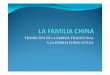 LA FAMILIA CHINA - hanyu-suchengbanFAMILIA+CHI… · LA FAMILIA TRADICIONAL CHINA La familia es sin duda el sustrato más fundamental sobre el que se edifica toda la sociedad china