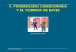 4. PROBABILIDAD CONDICIONADA Y EL TEOREMA …halweb.uc3m.es/esp/Personal/personas/mwiper/docencia/Spanish/...Introducir la probabilidad condicionada y su uso en resolver problemas